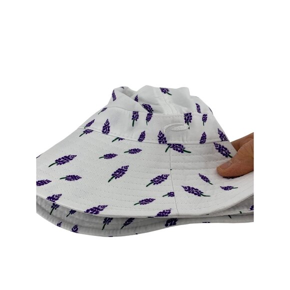 Pukka Lavender Print Bucket Hat L/XL NWOT Caddie - Picture 6 of 11